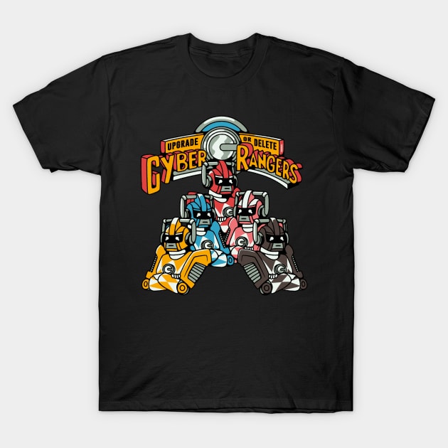 Cyber Rangers T-Shirt by raffaus